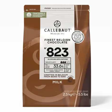 2.5kg bag.webp Callebaut Milk Chocolate; 823